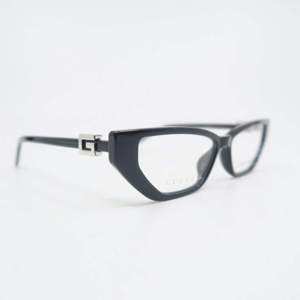 Gucci GG1683O 001 53mm.  Black, Cat Eye, New Women's Eyeglasses. - Picture 3 of 10